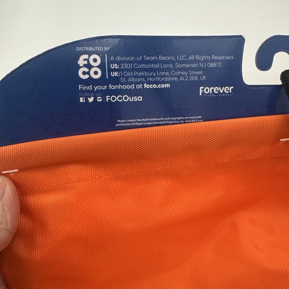 MLB Drawstring Backpack Florida Spring Training 2020 Bag FOCO Orange‎ NEW - Picture 6 of 9